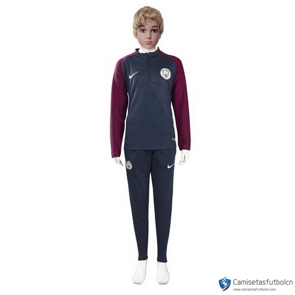 Chandal Manchester City Niño 2017-18 Azul Purpura